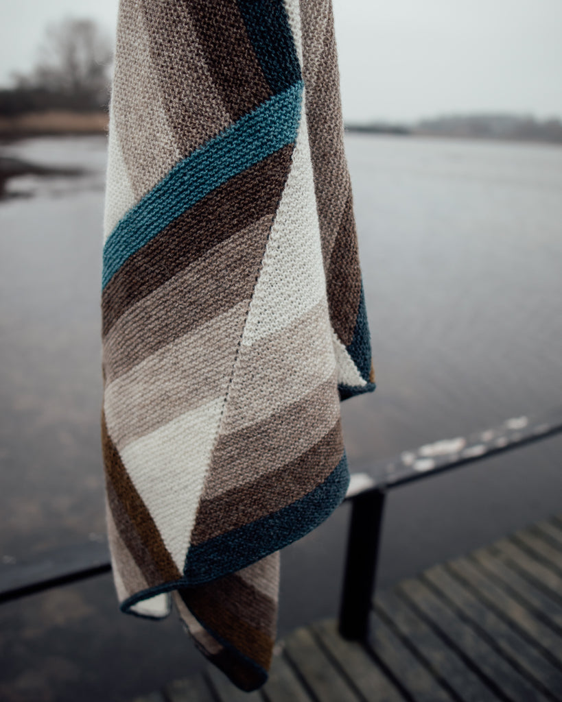 Shades of Autumn Shawl - KNIT
