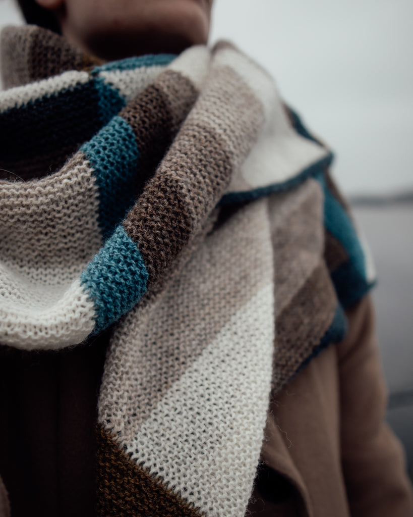 Shades of Autumn Shawl - KNIT