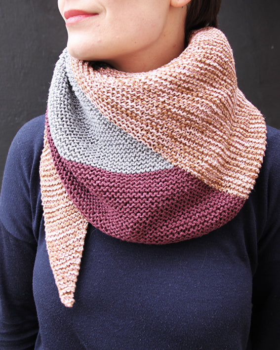 Vinkelsjal (knitted)